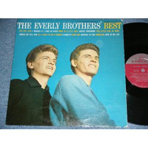 画像: The EVERLY BROTHERS - The EVERLY BROTHERS' BEST (1st Press "MAROON Label With METORONOME Logo" : Ex++,Ex+/VG+++) / 1959 US ORIGINAL MONO Used LP  