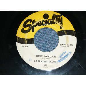 画像: LARRY WILLIAMS - BONY MORONIE / 1957 US ORIGINAL 7" SINGLE 