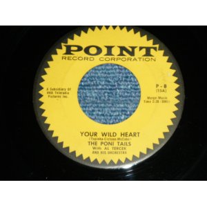 画像: THE PONI-TAILS - YOUR WILD HEART ( Ex+/Ex+ : RING WEAR )  / 1957 US ORIGINAL Used 7" Single  