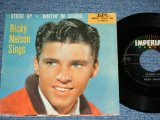 画像: RICKY NELSON -  STOOD UP  / 1957 US 2nd Press BLACK Label Used 7"SINGLE With PICTURE SLEEVE 