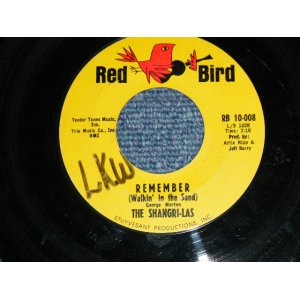 画像: THE SHANGRI-LAS - REMEMBER(Ex++/Ex++ : WOL )  / 1964 US ORIGINAL Used 7" Single  