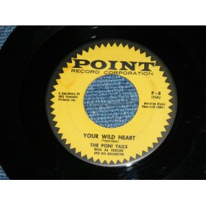 画像: THE PONI-TAILS - YOUR WILD HEART ( Ex+/Ex+ )  / 1957 US ORIGINAL Used 7" Single  