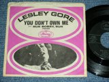 画像: LESLEY GORE  -  YOU DON'T OWN ME / 1963 US ORIGINAL  Used 7" inch Single  With PICTURE SLEEVE 