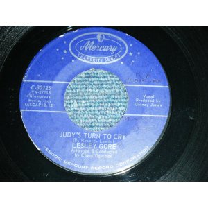 画像: LESLEY GORE  - JUDY'S TURN TO CRY / 19?? US AMERICA REISSUE "CELEBRITY SERIES " Used 7" inch Single 