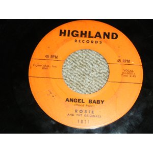 画像: ROSIE AND The ORIGINALS - ANGEL BABY / GIVE ME LOVE ( Ex++/.Ex++ )   / 1960 US ORIGINAL Used 7" Single  