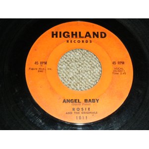 画像: ROSIE AND The ORIGINALS - ANGEL BABY / GIVE ME LOVE ( VG++/VG++ )   / 1960 US ORIGINAL Used 7" Single  