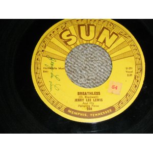 画像: JERRY LEE LEWIS - BREATHLESS ( Ex-/Ex- ) / 1958 US ORIGINAL 7" Single 