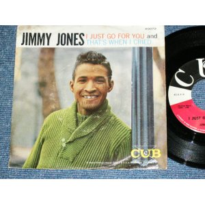 画像: JIMMY JONES - I JUST GO FOR YOU / 1960 US AMERICA ORIGINALIE Used 7" inch Single  With PICTURE SLEEVE 