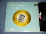 画像: FATS DOMINO - SINGS MILLION RECORD HITS ( Ex++/Ex++ )  / 1964 Release Version US AMERICA ORIGINAL 1st Press on STEREO "BLACK with PINK  Label"  STEREO Used LP 