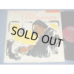 画像: FATS DOMINO - ROCK AND ROLLIN' WITH FATS DOMINO ( VG++/Ex+,B-1 :VG+  )  / 1956 US AMERICA ORIGINAL "1st Press MAROON Label"  MONO Used  LP 