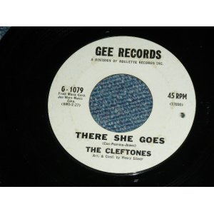 画像: The CLEFTONES - THERE SHE GOES : LOVER COME BACK TO ME  ( Ex++/Ex++ )   / 1962 US AMERICA ORIGINAL White Label PROMO  Used 7" Single  