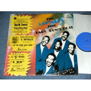 画像: THE 5 ROYALES FIVE  - Sing BABY DON'T DO TI  / 1980's US AMERICA REISSUE Used LP