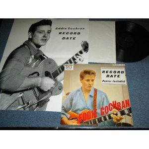 画像: EDDIE COCHRAN - RECORD DATE ( with POSTER : MINT-/MINT ) / 1988 GERMAN GERMANY  ORIGINAL Used LP 