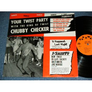 画像: CHUBBY CHECKER -  YOUR TWIST PARTY  ( 1st press "ORANGE Label" : Ex++/Ex Looks:Ex- )   / 1961 US AMERICA ORIGINAL 1st Press Label MONO Used LP 