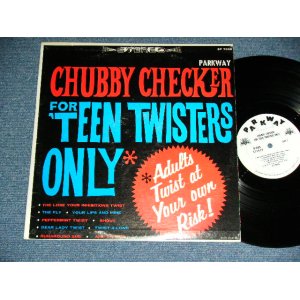 画像: CHUBBY CHECKER -  FOR TEEN TWISTERS ONLY  ( Ex+/VG+++ )   / 1962 US AMERICA ORIGINAL "WHITE LABEL PROMO"  STEREO  Used LP 