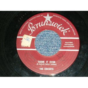 画像: THE CRICKETS ( BUDDY HOLLY ) - THINK IT OVER ( Ex/Ex )  / 1958 US Original 7" Single 