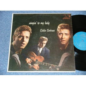 画像: EDDIE COCHRAN - SINGIN' TO MY BABY (1st DEBUT ALBUM) (Ex+++,Ex/Ex+++ WOBC) /1957 US AMERICA ORIGINAL 1st Press  "TURCUOISE Label"  MONO Used  LP 