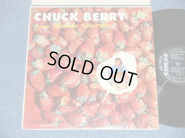 画像1: CHUCK BERRY -  ONE DOZEN BERRY  ( Ex+,Ex++/Ex++,Ex )  / 1958 US ORIGINAL "HEAVY Weight & BLACK With SILVER Print" Label Used MONO   LP 