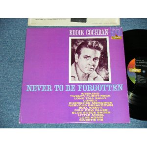 画像: EDDIE COCHRAN - NEVER TO BE FORGETTEN ( Ex++/Ex+++ ) /1962 US ORIGINAL mono Used LP