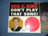 画像: BEN E. KING ( of THE DRIFTERS ) - DON'T PLAY THAT SONG ( Ex++,Ex+/Ex  Looks:VG+++)/ 1962 UK ENGLAND ORIGINAL "MONO" Used LP 