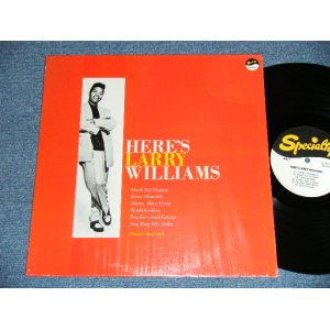 画像: LARRY WILLIAMS - HERE'S LARRY WILLIAMS .. (Ex++/Ex++ Looks:Ex+ )  / 1959 US AMERICA ORIGINA "2nd Press Label" Used  LP 