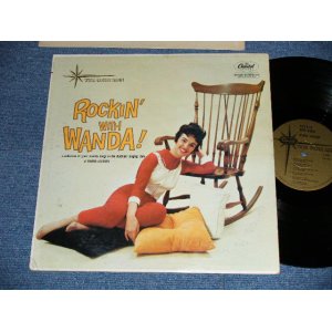 画像: WANDA JACKSON - ROCKIN' WITH WANDA ( Ex++/Ex+++ Looks:Ex+ )  / 1962 US AMERICA ORIGINAL 2nd Press "GOLD STARLINE Label"  MONO Used  LP