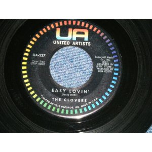 画像: THE CLOVERS -  EASY LOVIN' ( Ex++/Ex++ ) / 1960 US AMERICA ORIGINAL Used 7" Single 