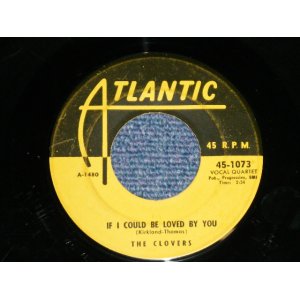 画像: THE CLOVERS -  IF I COULD BE LOVED BY YOU / NIP SIP  ( VG/VG  ) / 1955 US AMERICA ORIGINAL Used 7" Single 