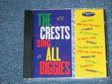 画像: The CRESTS - SING ALL BIGGIES ( SEALED)  / 1996 US AMERICA ORIGINAL "BRAND NEW SEALED" CD