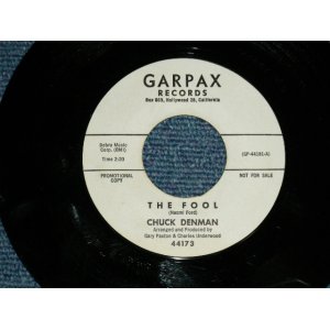 画像: CHUCK DENMAN - THE FOOL : GOLDEN DREAMS   ( Ex++/Ex++ )  / 1962 US AMERICA Original "WHITE LABEL PROMO" Used 7" Single 