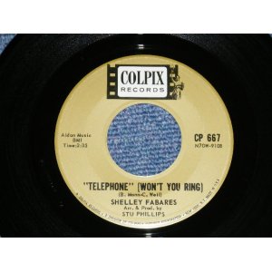 画像: SHELLEY FABARES - TELEPHONE : BIG STAR  ( BARRY MANN  Works )   ( Ex+++/Ex+++ )  / 1962 US AMERICA ORIGINAL   Used 7" SINGLE 