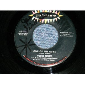 画像: VINNIE MONTE - ONE OF THE GUYS : THE YEAR MAY BE OVER ( Ex++/Ex++ )  /  1962  US AMERICA ORIGINAL Used 7" SINGLE 