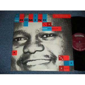 画像: FATS DOMINO - ROCK AND ROLLIN'  (Ex++/VG+++ )  / 1956 US AMERICA ORIGINAL "1st Press MAROON Label"  MONO Used  LP 