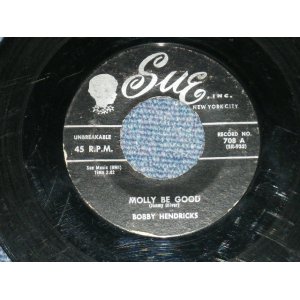 画像: BOBBY HENDRICKS  - MOLLY BE GOOD : DREAMY EYES  ( VG+++/VG+++ : CRACK  ) / 1958 US AMERICA ORIGINAL Used 7" SINGLE 