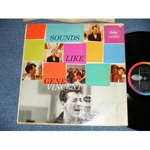 画像: GENE VINCENT - SOUNDS LIKE ( Ex/Ex+ Looks:Ex- ) / 1959 US AMERICA ORIGINAL 1st Press "BLACK with RAINBOW Label CAPITOL Logo on LEFT" MONO Used LP 