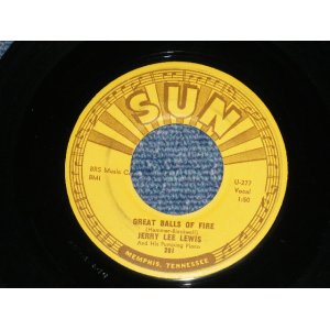 画像: JERRY LEE LEWIS - GREAT BALLS OF FIRE ( Ex+++/Ex+++ ) / 1957 US AMERICA  ORIGINAL Used  7" Single