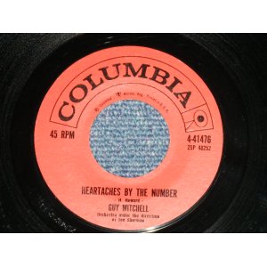 画像: GUY MITCHELL - HEARTACHES BY THE NUMBER  : TWO  ( Ex++/Ex+ )  / 1959 US ORIGINAL Used 7"SINGLE 