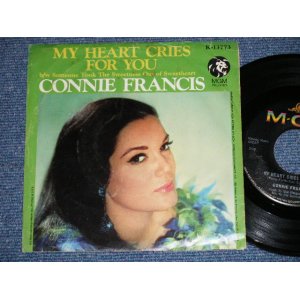 画像: CONNIE FRANCIS - MY HEART CRIES FOR YOU : SOMEONE TOCK THE SWEETNESS  ( Ex/Ex+) / 1967 US AMERICA ORIGINAL Used 7" SINGLE  With PICTURE SLEEVE 