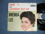 画像: BRENDA LEE -  FOOL #1 : ANYBODY BUT ME  ( Ex/VG++ ) / 1961 US AMERICA ORIGINAL  Used  7" Single with PICTURE SLEEVE