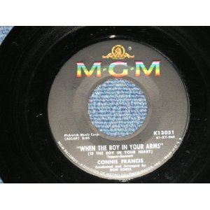 画像: CONNIE FRANCIS - WHEN THE BOY IN YOUR ARMS : BABY'S FIRST CHRISTMAS ( Ex+++/Ex++) / 1961 US AMERICA ORIGINAL Used 7" SINGLE 