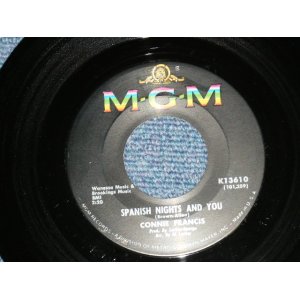 画像: CONNIE FRANCIS - SPANISH NIGHTS AND YOU : GAMES THAT LOVERS PLAY( Ex+++/Ex+++) / 1966 US AMERICA ORIGINAL Used 7" SINGLE 