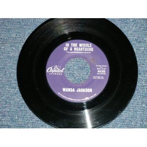 画像: WANDA JACKSON -  IN THE MIDDLE OF A HEARTACHE : I'D BE ASHAMED ( Ex++/Ex++)  / 1963 US AMERICA ORIGINAL Used 7"Single