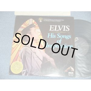 画像: ELVIS PRESLEY - HIS SONGS OF INSPIRATION ( Ex+++/MINT-) / 1977 US AMERICA ORIGINAL Used LP