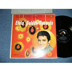 画像: ELVIS PRESLEY -  ELVIS' GOLDEN RECORDS  ( Matrix # H2 WP-8398-10S/H2 WP-8399-10S )( Ex+/Ex++ Looks:Ex+) / 1959 US AMERICA ORIGINAL 2nd Press "WHITE TITLE on Front Cover"  "SILVER RCA VICTOR logo on Top & Long Play at BOTTOM" Label "RE2 at Back Cover's Top"  MONO Used LP