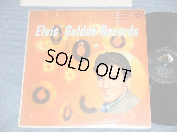 画像1: ELVIS PRESLEY -  ELVIS' GOLDEN RECORDS  ( Matrix # H2 WP-8398-6S/H2 WP-8399-6S )( Ex/MINT- : A-1:VG++ ) / 1958 US AMERICA ORIGINAL 1stPress "Light BLUE TITLE on Front Cover"  "SILVER RCA VICTOR logo on Top & Long Play  at BOTTOM" Label   MONO Used LP
