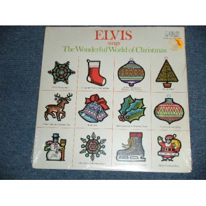 画像: ELVIS PRESLEY - Sings The WONDERFUL WORLD OF CHRISTMAS ( SEALED )  /  1980's US AMERICA  "BRAND NEW SEALED"  LP 