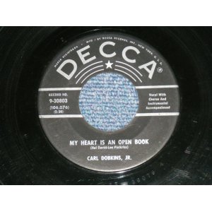 画像: CARL DOBKINS Jr. - MY HEART IS AN OPEN BOOK : MY PLEDGE TO YOU  ( Ex++/Ex++ ) / 1959 US AMERICA ORIGINAL 1st Press Label Used 7" 45 Single 