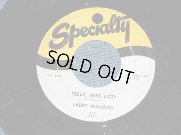 画像1: LARRY WILLIAMS - DIZZY MISS LIZZY : SLOW DOWN ( Ex/Ex  WOL )  / 1958 US AMERICA ORIGINAL Used 7" SINGLE 