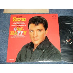 画像: ELVIS PRESLEY -  GIRL HAPPY ( Matrix #  A) SPRM- 2012-4S /B)SPRM- 2013-3 S) ( Ex+/Ex+ ) / 1965 US AMERICA ORIGINAL 1st Press "WHITE RCA VICTOR logo on Top & MONAURAL at BOTTOM" Label MONO Used LP