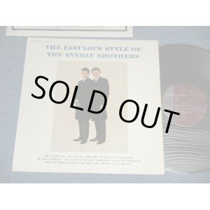 画像: THE EVERLY BROTHERS - The FABULOUS STYLE OF The EVERLY BROTHERS (Matrix #  A)CLP-3040-1  TM-6157   B) CLP-3040-2  TM-6158 )(Ex+++/Ex++ )  / 1963 US ORIGINAL "MAROON Label" MONO Used LP  